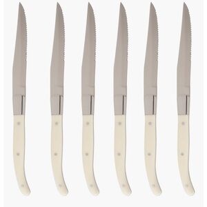 NEW Fortessa Provencal Blonde 10-Piece Serrated Steak Knife Set